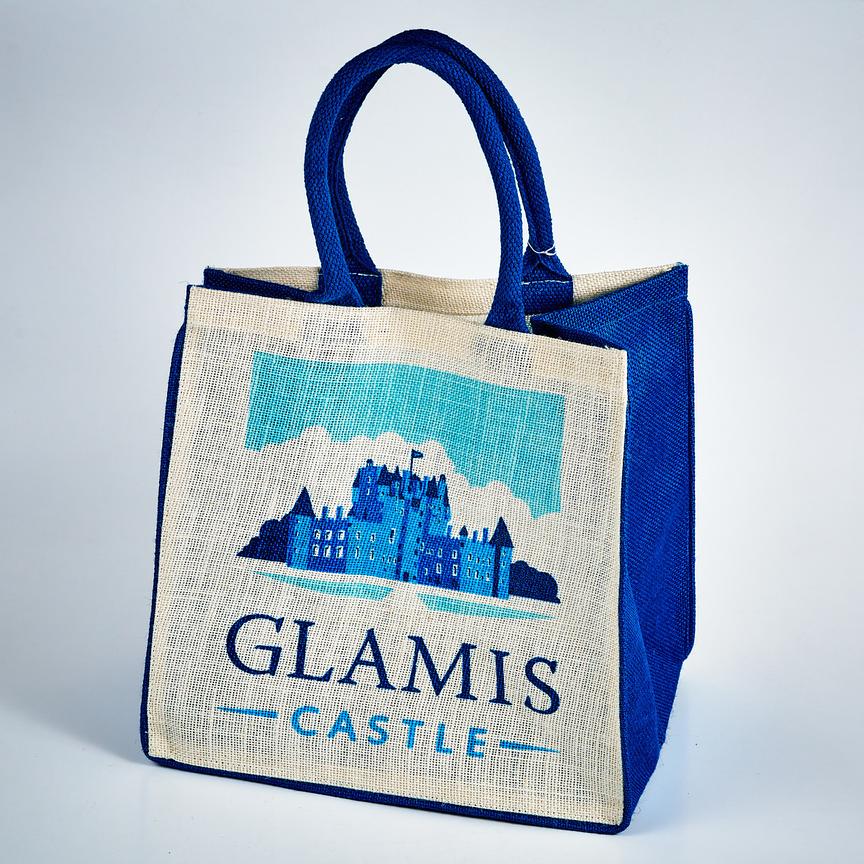 Glamis Castle Jute Shopping Bag