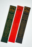 Glamis Castle leather book mark